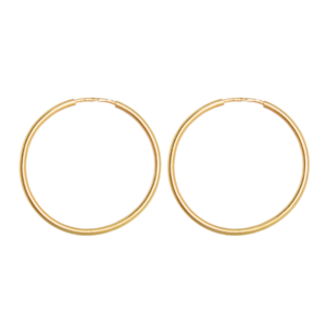 ARRACADAS MINIMALISTAS LISAS DE ORO 14 K