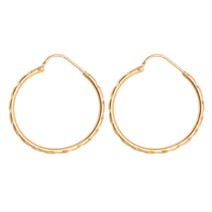 ARRACADAS TUBULARES CON CORTE DIAGONAL FACETADO