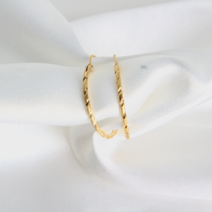 ARRACADAS TUBULARES CON CORTE DIAGONAL FACETADO