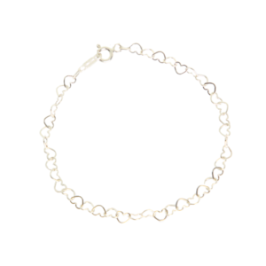 Home 3 PULSERA DE PLATA PEQUEÑOS CORAZONES ENTRELAZADOS