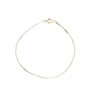 Home 5 PULSERA DE PLATA PUNTOS Y RAYAS