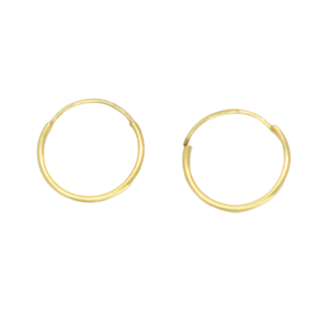 Home 5 ARRACADA TUBULAR FACETADA PEQUEÑA DE ORO 10 K