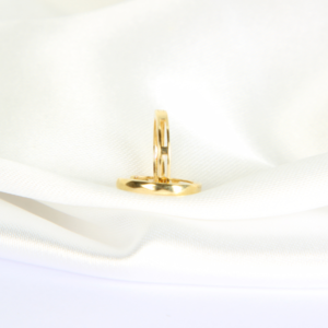 ARRACADAS FACETADAS MINIMALISTAS ORO 10K