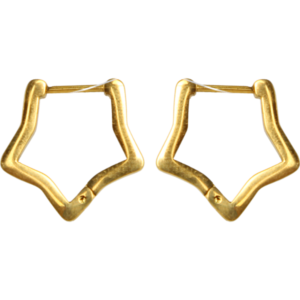 ARRACADAS DE ESTRELLA DORADAS