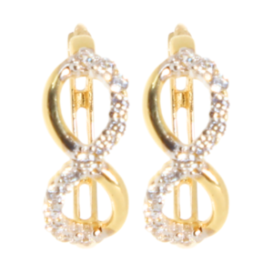 ARETES INFINITO ETERNO CON BRILLO