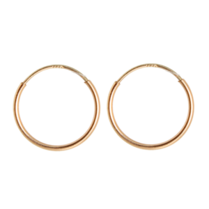 ARRACADAS TUBULAR MINI DE ORO 10 K