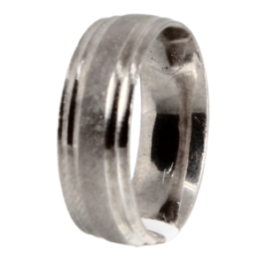 Par Argollas Dual Mate Clásica Plata .925