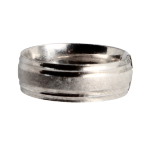 Par Argollas Dual Mate Clásica Plata .925