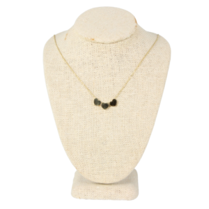 Gargantilla de Corazones Oro 10K Estuche de Regalo