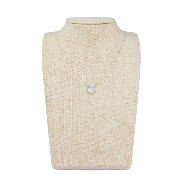 Gargantilla Corazón Martillado de Plata Estuche Gratis 3 27 1