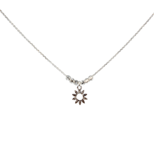 Gargantilla Sol de Plata Estuche de Regalo