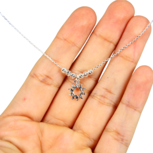 Gargantilla Sol de Plata Estuche de Regalo