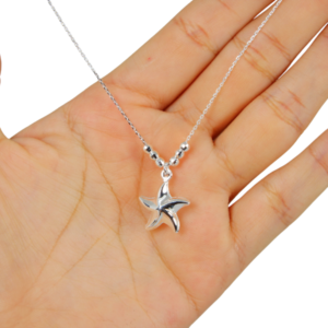 Gargantilla Estrella de Mar de Plata Estuche Gratis