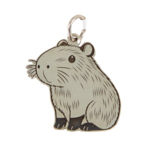 Dije de Capybara Plata .925