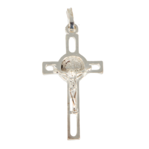 Dije Cruz Con Circonia Plata Regalo Papá