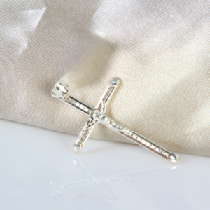 Dije Cristo Con Circonias Plata .925 Regalo para Papá
