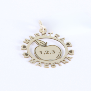 Dije Feliz Día del Maestra Plata .925 Regalo